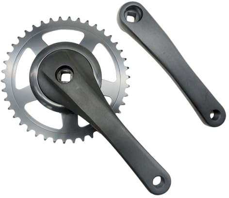 FLCPJGV Faltrad Kurbelgarnitur Single Speed für Outdoor Fahrrad Komponenten