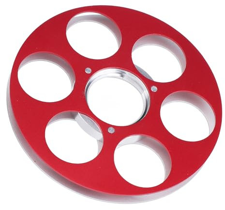 Vacente Tomar el Carrete para el Bosque Pequeño, 6 Hoyos Carrete de Cinta Vacía que Abre el Carrete Vacío, el Carrete de Recolección de Sonido de Grabación de Aluminio para Nagra
