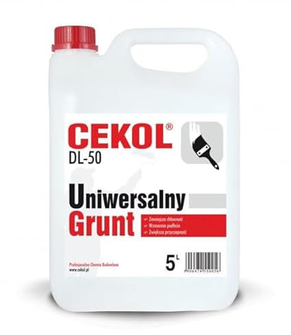 TRANS - PAL DL-50 Deep Penetrating Primer 5L – Indoor & Outdoor Sealer for Walls, Plaster, Concrete & More