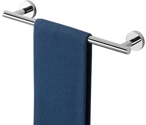 SAYAYO Handtuchhalter Wand 40CM Gästehandtuchhalter Poliert Wandmontage Edelstahl Handtuchstange Badetuchhalter für Badezimmer und Küche