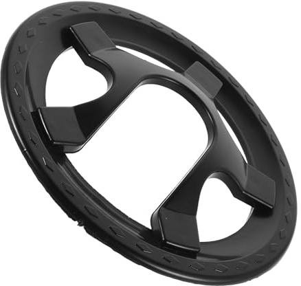 CIYODO Protector Plato Bicicleta Cubierta Resistente para Cadena Compatible con Bicicletas Montaña y Fixed Gear Fácil Instalación Protección Duradera Dientes