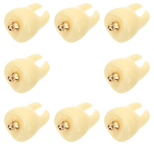 Gadpiparty 8stücke Zahnschmuck Mini Anhänger aus Harz für Schmuckherstellung DIY Ohrringe und Armbänder Cartoon Schlüsselanhänger Bastelzubehör