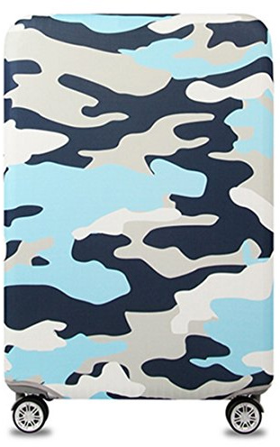 YianBestja Elastisch Kofferhülle Kofferschutzhülle Gepäck Cover Reisekoffer Hülle Koffer Schutzhülle Luggage Cover mit Reißverschluss