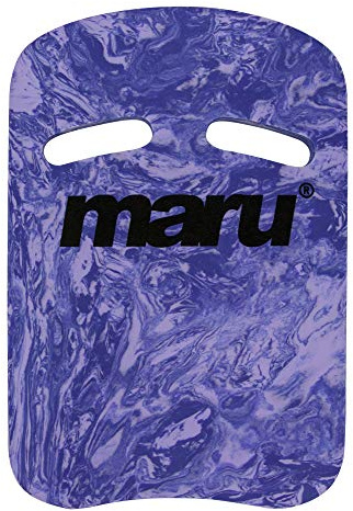 Maru Swimming Kickboard (Dark Purple/Purple) – Buoyant Foam Swim Float for Kick Strength & Technique – L42xW28cm – Easy-Grip, Non-Chafing Swimming Float for Children & Adults (6+) – Trusted by Coaches