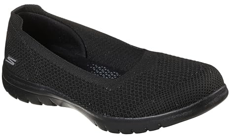 Skechers Women's On-the-go Flex Wonderous Pumps,Black Textile Trim,7 UK