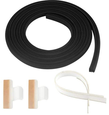 154827601 for Frigidaire Dishwasher Door Seal Gallery Parts Kenmore Electrolux Dishwasher, Seal Replacement Including 809006501 Bottom Door Gasket&154701001 Splash Shield Kit by APPLIANCEMATES