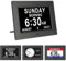 TSITSC 7 Inch Digital Day of The Week Clock Extra Large Non-Abbreviated Dementia Day and Date Time Clocks for Seniors Elderly Impaired Vision Memory Loss 12 Alarm Reminders + Auto-Dimming
