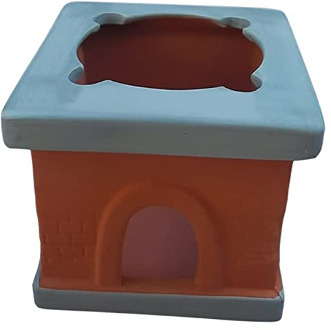 Toyvian Stellen Sie Sich Vor, Sie Spielen Eine Küche Herd Küchenbereich Miniatur Holzofen 1 Kamin Im Maßstab 12 Mini-Accessoires Wohnkultur Mini-Spielzeug Zubehör Kind Keramik Haushalt