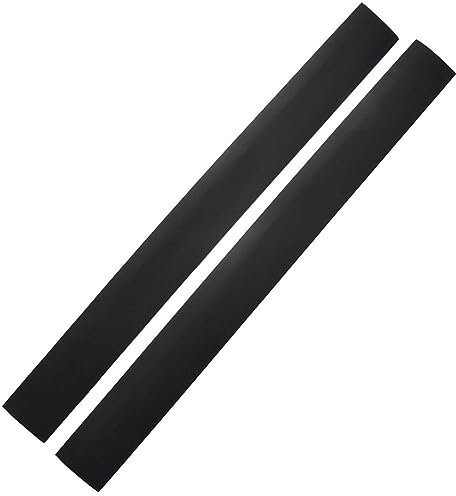 KICHOUSE Lot De 2 Joints en Silicone Noir 63 Cm pour Cuisinière, Cache-espaces Étanche Anti-Huile Et Saleté, Remplisseur D’Espace Pratique pour Plan De Travail Cuisine