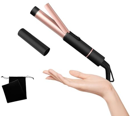 Mini ferro arricciacapelli, ferro ricci 25MM, ferro boccoli da viaggio 180℃, mini hair curler in ceramica, arriccia capelli piccolo curling iron