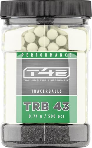 T4E Performance TRB 43 Tracerballs, .43, 0,74 g, 500 Stück | Weiße Tracerballs im Kaliber