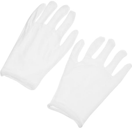 GLEAVI 6paare Baumwollhandschuhe Für Herren Baumwolle Für Schmuck Und Münzinspektion Atmungsaktiv Und Bequem Vielseitig Einsetzbar