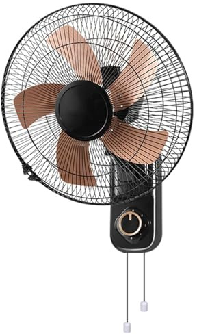 MZQMK Ventilateur Mural, Oscillant, 3 Vitesses, Tête Inclinable, Puissant Et Ultra-Silencieux, pour Maison Chambre Bureau