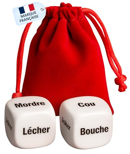 MARKETIFAR Jeu de dés ludique – Ambiance Fun et Originale | Idéal pour soirées à deux – Accessoire de jeu surprise en français - Cadeau pour Anniversaires, la Saint-Valentin et Noël