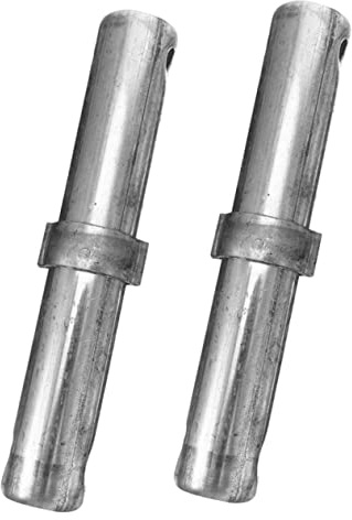 Sewroro 2pcs Galvanized Coupling Pin with Collar for Scaffolding Heavy Duty Scaffold Insert Pins Resistant Construction Accessories for Easy Installation and Reliable Mobility