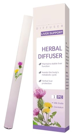 Diffusore di erbe – Miglioramento della respirazione, Diffusore di erbe per la pulizia dei polmoni, Penne per la pulizia delle erbe, Inalatore per la bocca, Rinfresco 'aria