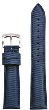 ACTINPANT 1 pz 18mm 19mm Cinturini in tela da vela for orologi uomo e donna for impermeabili(Blue Silver,19mm)
