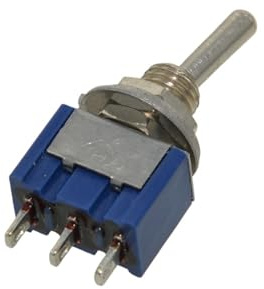 2 pz/lotto Chitarra 3 vie Micro interruttore a levetta 3 pin 6 pin 6A 125VAC ON-ON senza cappuccio(6 Pins 2pcs)