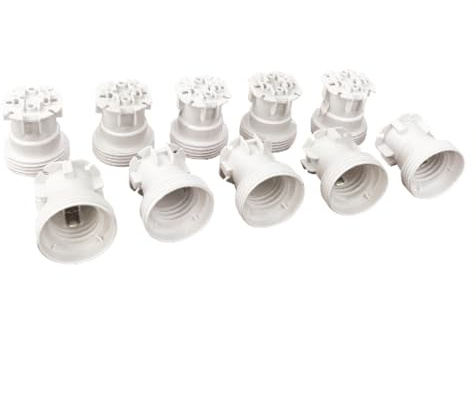 Lot de 10 douilles de chantier E27 à connexion rapide- Tibelec