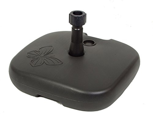 Spetebo Kunststoff Sonnenschirmständer - Farbe: anthrazit - füllbar / 20L - Schirmständer Schirmfuß