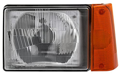 Phare principal avant gauche jaune R2 ou H4 pour modèle Panda (141A) année de construction : 03/1986-07/2004