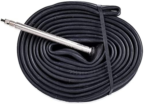 CAMERA D'ARIA 700 x 18/25 C CON VALVOLA PRESTA FRANCESE 48 mm BICI BICICLETTA DA CORSA STRADA FIXED BIKE RUOTA COPERTONE