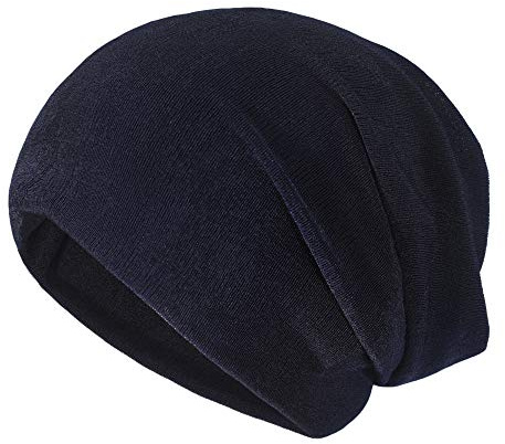 ZLYC Gorro de Punto Holgado Fino de Moda de Verano Gorro Suave Elástico Ajustado, Talla única