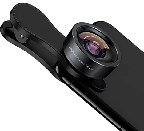 KEYWING Obiettivo fisheye 198 ° Fish Eye Telefono Camera Lens Kit per iPhone Fish Bowl Obiettivo della Fotocamera Accessori per iPhone 7 8 x XR 11 12 13 Pro Max Samsung Smartphone
