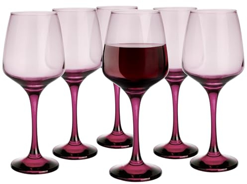 Glasmark Krosno A Rouge Ensemble De 6 s À Rouge De À Blanc Rouge Rubis 360Ml
