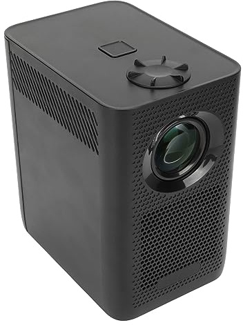 Mini Proyector con WiFi, Proyector de Películas Inteligente 4K 720P, Imagen de 100 Pulgadas, 120 ANSI LM, Corrección Keystone, TV Compatible, iOS, Android (Enchufe de la UE)