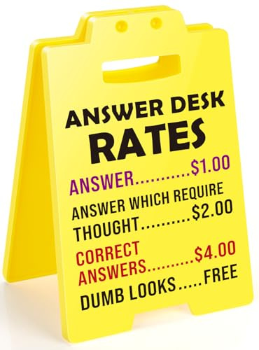 MBL Funny Gag Office Decor - Fun Gag Gifts Cubicle Accessories Supplies Desk Sign, Team Coworker Employee Boss Lady Gift for Women, Appreciation Stress Relief Gifts for Principal Teacher Secretary Men