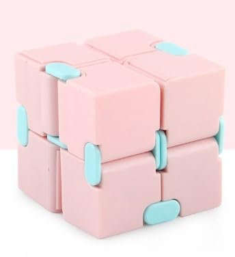 2 Stücke Infinity Cube, Unendlicher Würfel Spielzeug, Infinity Cube Antistress Spielzeug Fidget Toy, Magic Flip Dekompression, für Kinder und Erwachsene