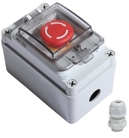 Shengbowi Not Aus Schalter Mit Robustem Kunststoff Box Wasserdicht IP67
