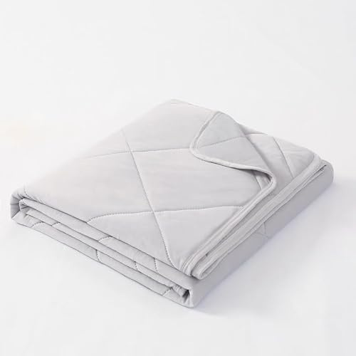 Manta Cool Fibra Termorreguladora Alta Absorción Humedad Respirable Sin Pegajosa Sudoración Ligera Algodón de Oca Suave Aliviar Cansancio Ansiedad,01,220 * 240cm