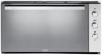 De'Longhi DLG 90 X Forno A Gas Termostatato, Statico, Acciaio Inox, 90 Cm, 83 Litri, Telai Laterali, Grill Elettrico, Linea Design, Doppio Vetro, Classe Energetica A