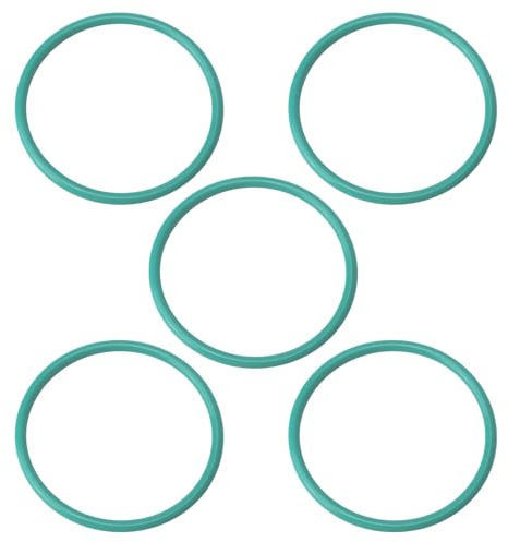 5 Stück Fluorkohlenstoff Brühkopfdichtung O-Ring Dichtung 58 * 51 * 3,5 mm Teile-Nr. OR155 Kompatibel mit Quickmill Thermoblock-Kaffeemaschine (Türkis)