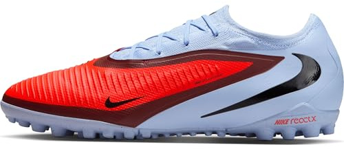 Nike Phantom 6 Low PRO Fußballschuh für Turf, Scarpe da Calcio Uomo, Royal Tint Bright Crimson, 42 EU