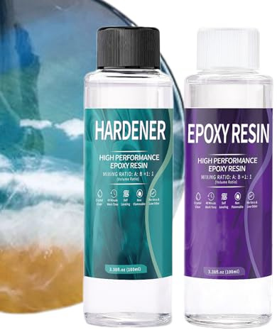 Resina Di Conservazione Dei Fiori - 2 Pezzi Resistenti A Secco Che Produce Resina | Kit Reesin Epossidico Di Casting Completo | Piante Secche Ad Alta Trasparenza Lucida Che Perfetti Per L