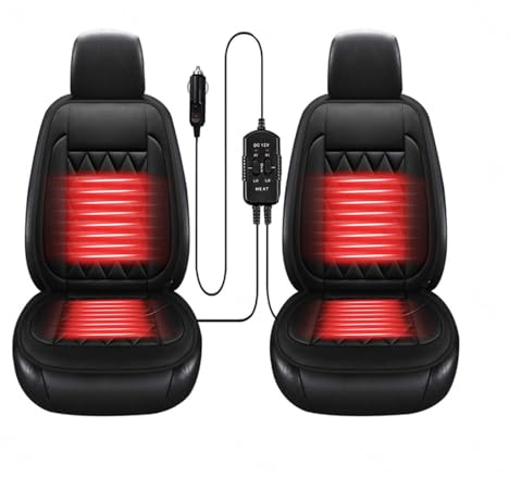 Generisch Universal Warm 𝐬𝐢𝐭𝐳𝐡𝐞𝐢z𝐮𝐧𝐠 Auto Einfacher Einbau Ergonomisch Unverzichtbar für Langstreckenfahrten im Winter Passt für die Meisten Autos,sitzheizungautoauflage