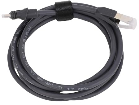 Marhynchus Cable Ethernet para Antena Parabólica de 6.6 Pies, Cable Plano RJ45 Resistente a la Intemperie para Antena Parabólica de Alto Rendimiento, Velocidad de 1200 Mbps para Uso en Interiores y