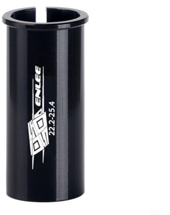 Pumixiy 22.2-25.4, Seatpost Reducer Sleeve for Bicycle Seat Tube Adapter, Aluminum Alloy For Bike Seatpost Shim Spacer, 22.2 to 34.9mm Diameter Conversion (Black, 60mm)