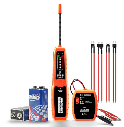 Ansbell Automotive Circuit Tracer & Short Open Finder, DC 6-42V Professional Electrical Wire Tracer with Tone Generator, Diagnostic Tool for Cars, Trucks, DIY Repair