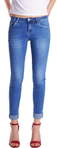 Fraternel dam jeans byxor smal passform höftjeans