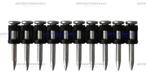 1000x Collated Concrete Nails 25mm - for Spit Pulsa 700, 27, 40, 65 & 800 - C6/25