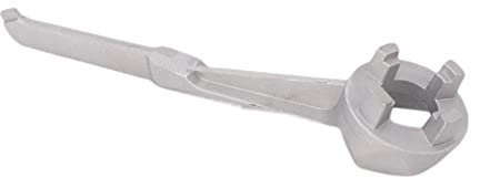Wresetly Llave de Aluminio para Opening 10 15 20 30 55 Galones Drum Racing Combustible Metanol Nitro Alcohol Gas Aceite Disolvente Agua de Tormenta Barril