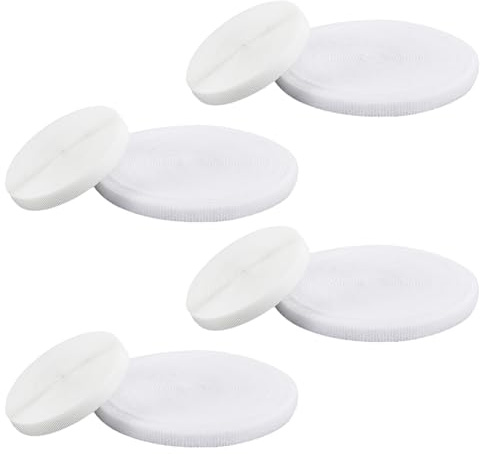 FINGERINSPIRE 5 m Dünne Klettverschlüsse Für Puppenkleidung 8mm Breit Weißes Mini Polyester Winziges Aufnäh Klettband Mit Nicht Klebender Kleberückseite Befestigungsband Zum Nähen Für Puppenkleidung