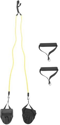 KOMBIUDA Schwimmstrippe 1 Set Schwimmtrainer TPE Schwimmschwamm Training Zugboje Golf Übungsseil Gelb Trainingsausrüstung Für Schwimmen