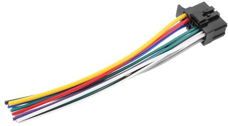 GARVALON Car Audio Power Cord Stereo Cable Connector Harness Kit for Cd Players