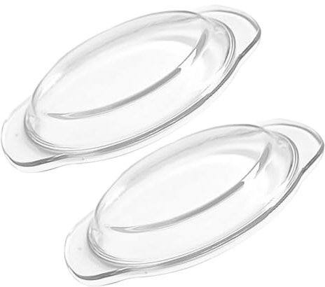 LAPYAPPE 2pièces Couvercle Verre Pour Micro-ondes Protection Anti-splatter Cloche Transparent Pour Gâteaux Et Plats De Service