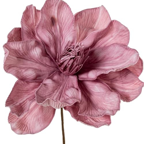 Set de 6 Flores Artificiales de Espuma eva y Papel Violeta 20x20x70cm